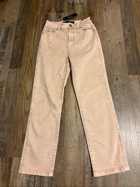 La joie Marble Denim Straight Leg Jeans 
Size 0 Color Beige